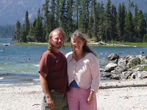 tadd and julie at lake wenatchee